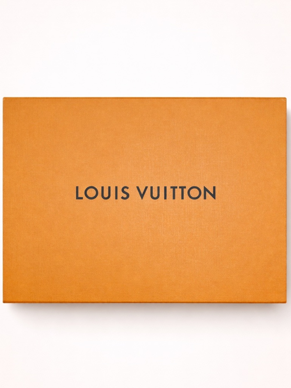 Louis Vuitton Orange Magnetic Gift Box Empty Packaging EUC 16x11.5